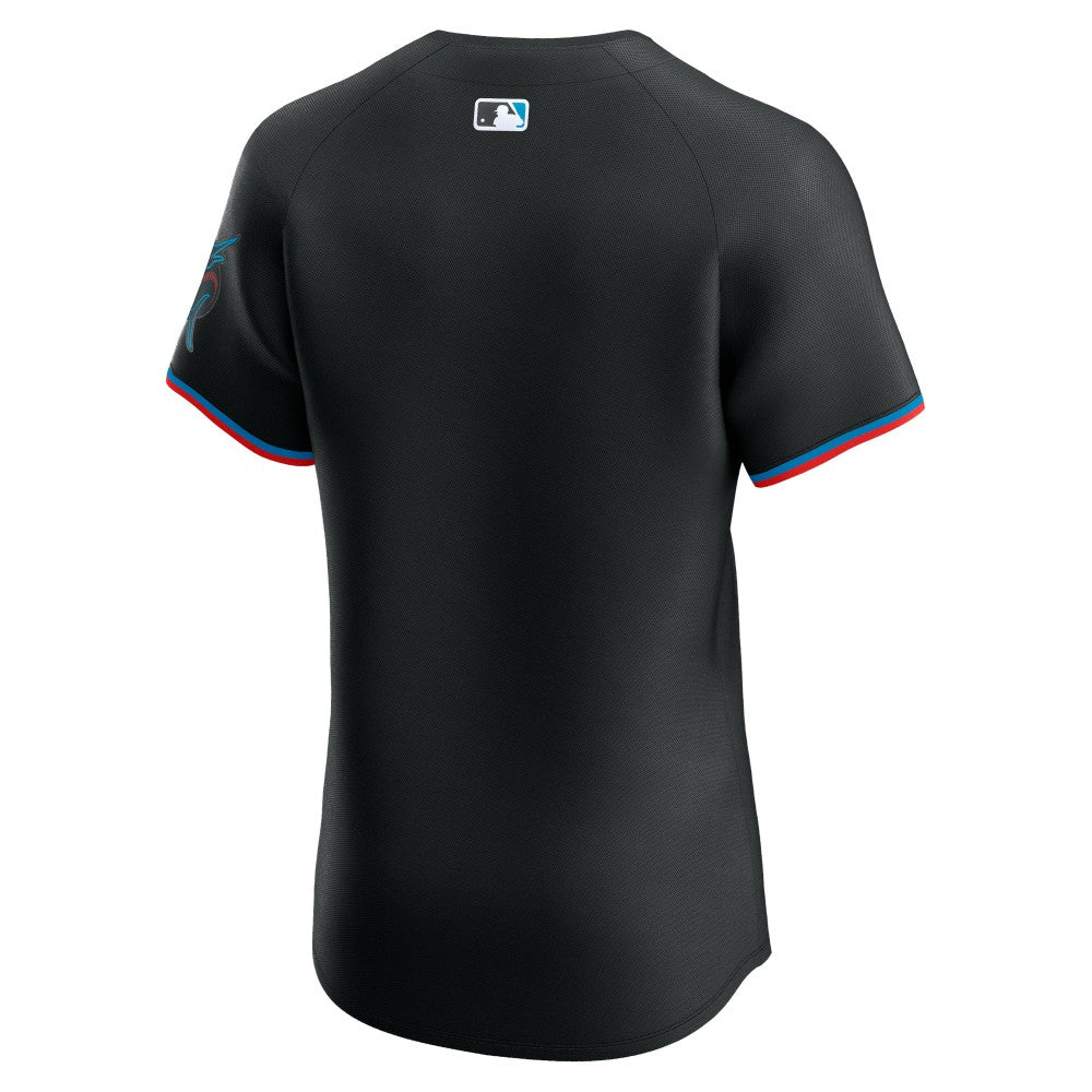 Miami Marlins Nike Alternate Vapor Premier Elite Patch Jersey Online