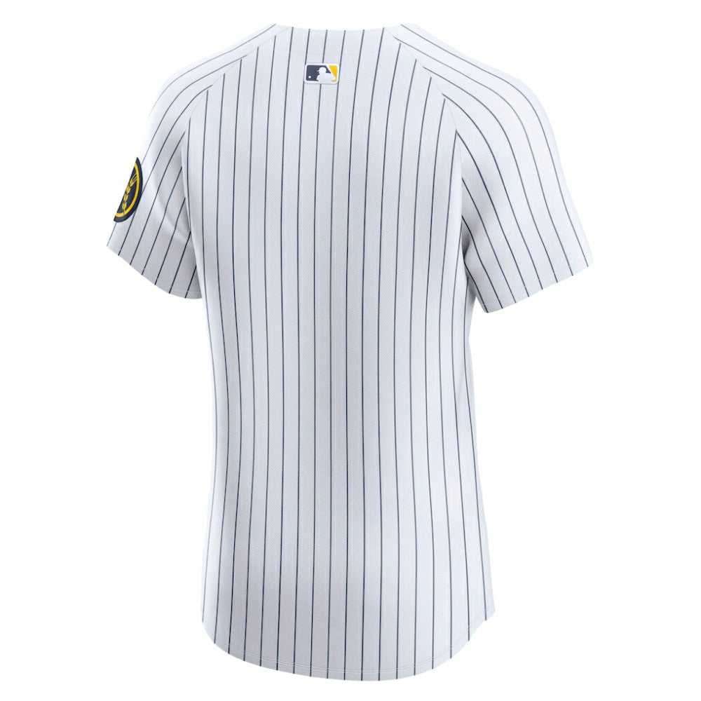 Milwaukee Brewers Nike Alternate Vapor Premier Elite Patch Jersey Near Me