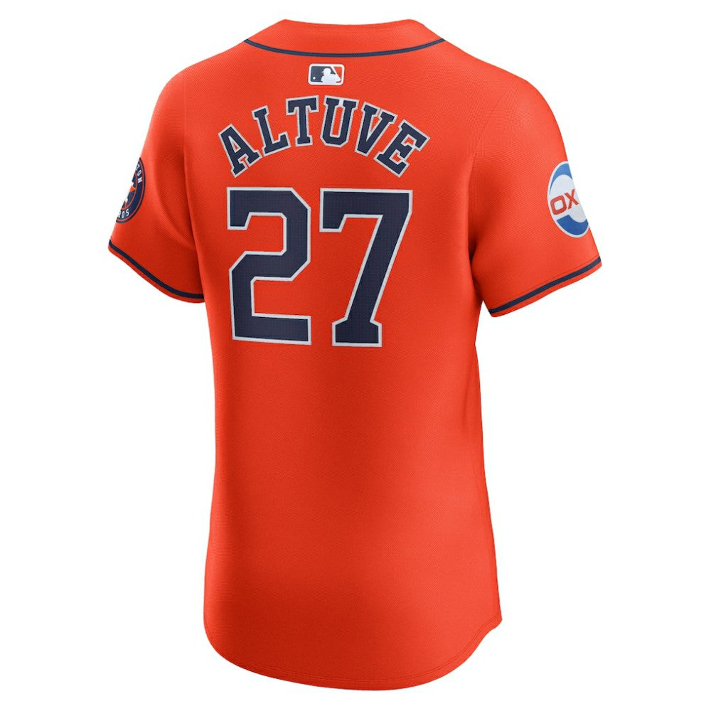 Jose Altuve Houston Astros Nike Alternate Elite Sponsor Patch Player Jersey Outlet