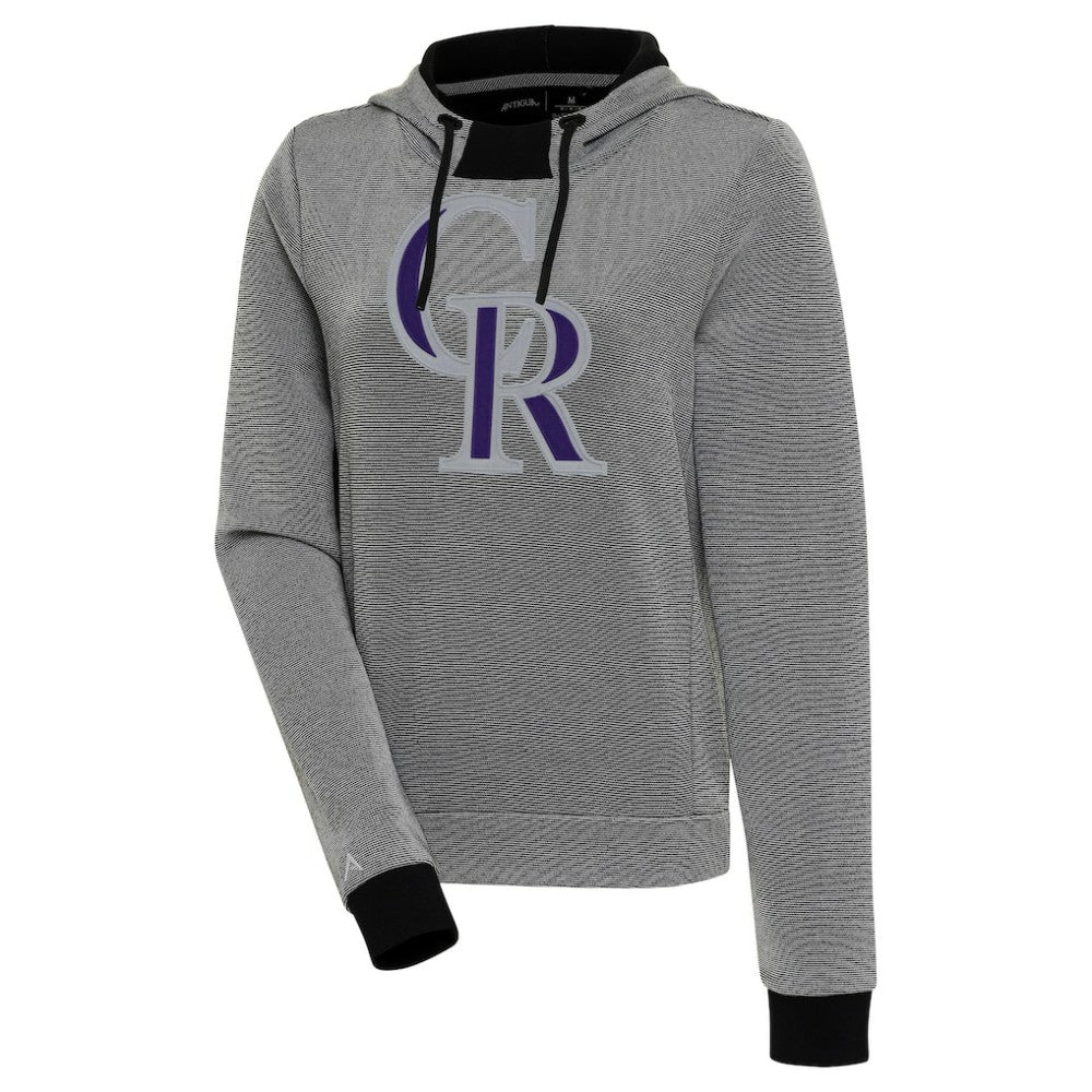Colorado Rockies Antigua Women's Axe Bunker Tri-Blend Pullover Hoodie Sale