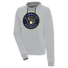 Milwaukee Brewers Antigua Women's Axe Bunker Tri-Blend Pullover Hoodie Sale