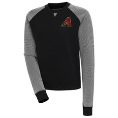 Arizona Diamondbacks Antigua Women's Flier Bunker Tri-Blend Pullover Sweatshirt Discount