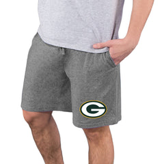 Green Bay Packers Concepts Sport Quest Knit Jam Shorts - Charcoal - NFL
