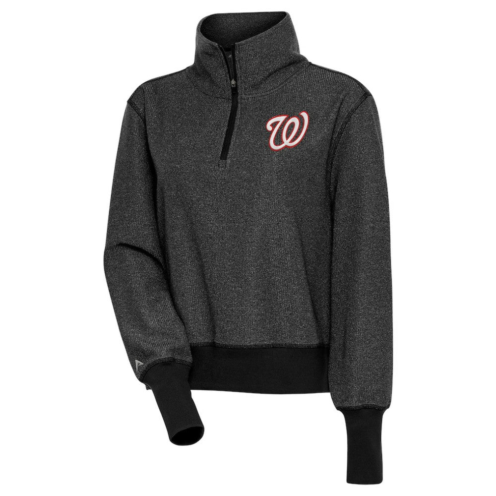 Washington Nationals Antigua Women's Upgrade Half-Zip Pullover Top Discount