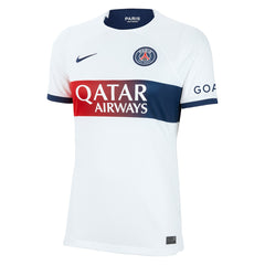 Nike - Kylian Mbappe Paris Saint-Germain Women's 2023/24 Away Stadium Replica Player Jersey - White