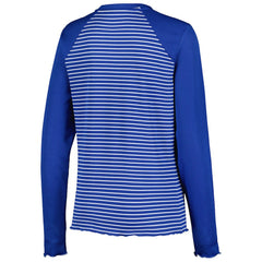 Buffalo Bills Antigua Women's Maverick Waffle Henley Long Sleeve T-Shirt - Royal - NFL