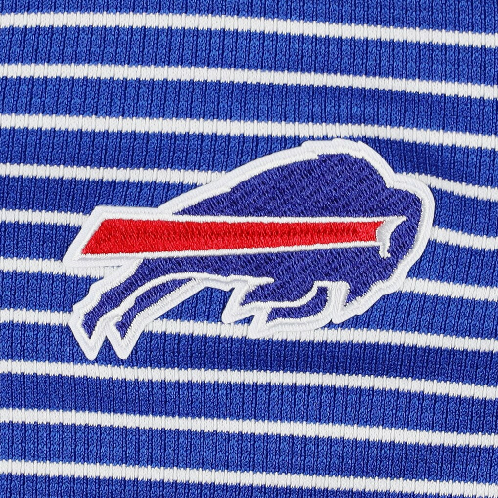 Buffalo Bills Antigua Women's Maverick Waffle Henley Long Sleeve T-Shirt - Royal - NFL