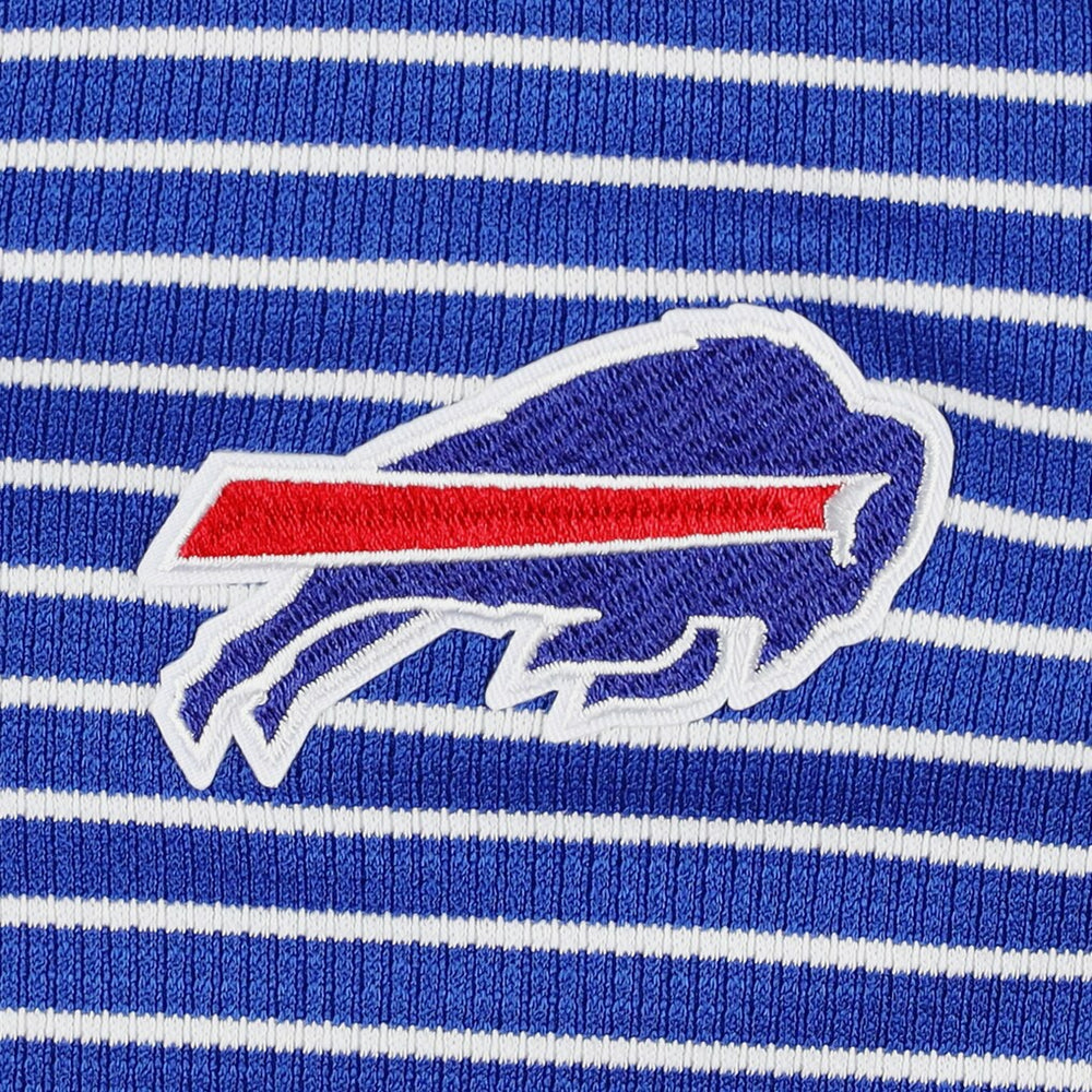Buffalo Bills Antigua Women's Maverick Waffle Henley Long Sleeve T-Shirt - Royal - NFL