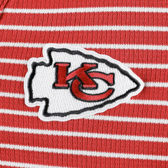 Kansas City Chiefs Antigua Women's Maverick Waffle Henley Long Sleeve T-Shirt - Red - NFL