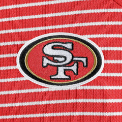 San Francisco 49ers Antigua Women's Maverick Waffle Henley Long Sleeve T-Shirt - Scarlet - NFL