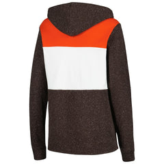 Cleveland Browns Antigua Women's Wicket Pullover Hoodie - Brown - NFL