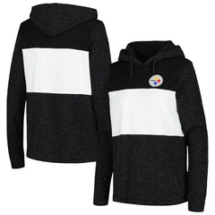 Pittsburgh Steelers Antigua Women's Wicket Pullover Hoodie - Black - NFL