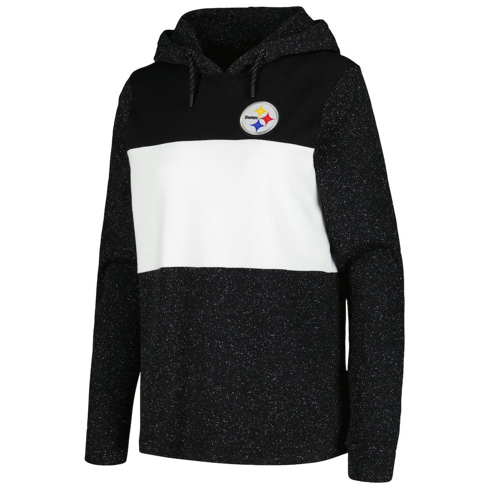 Pittsburgh Steelers Antigua Women's Wicket Pullover Hoodie - Black - NFL