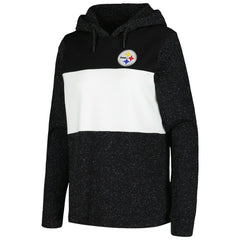 Pittsburgh Steelers Antigua Women's Wicket Pullover Hoodie - Black - NFL
