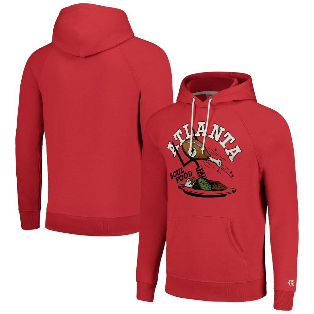 Atlanta Falcons Homage Unisex NFL x Guy Fieri’s Flavortown Tri-Blend Pullover Hoodie - Red - NFL