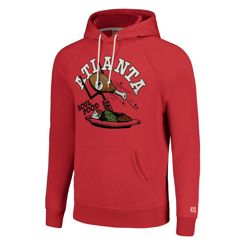 Atlanta Falcons Homage Unisex NFL x Guy Fieri’s Flavortown Tri-Blend Pullover Hoodie - Red - NFL