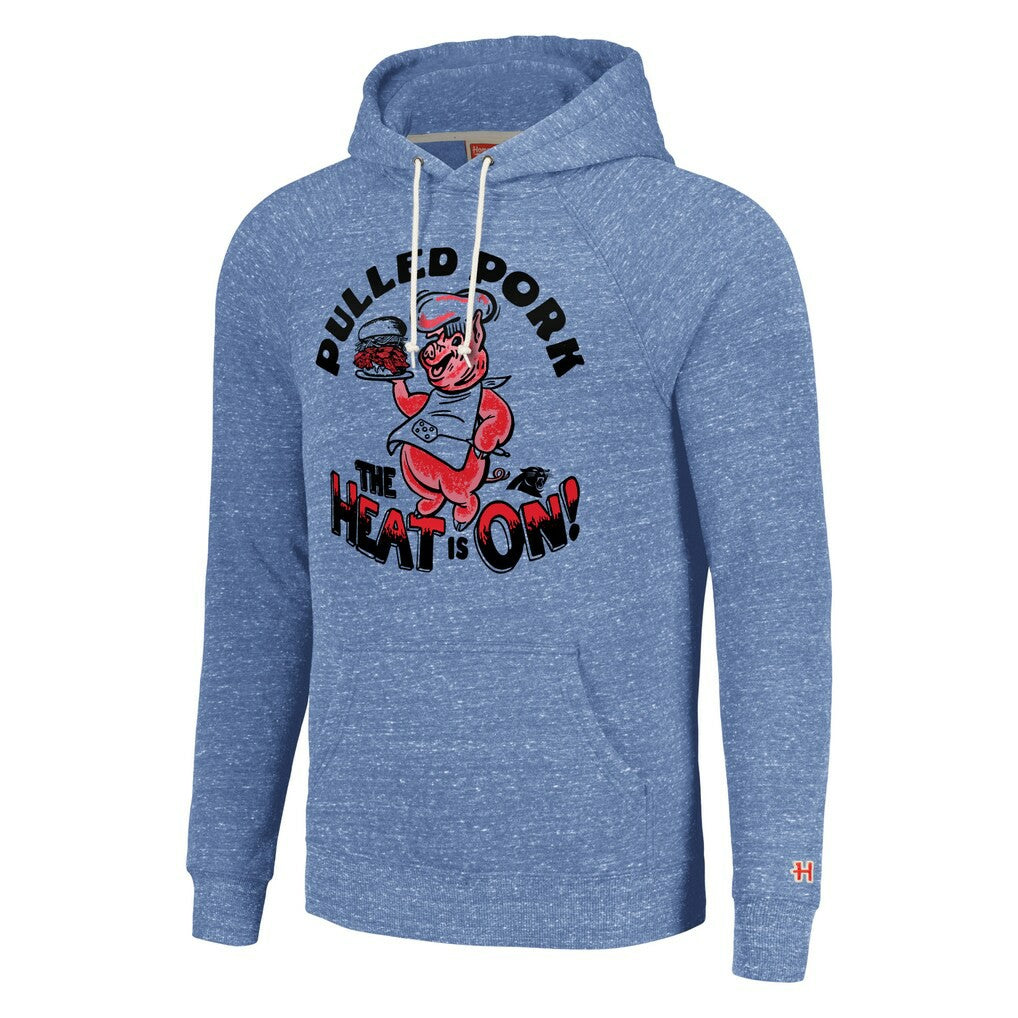 Carolina Panthers Homage Unisex NFL x Guy Fieri’s Flavortown Tri-Blend Pullover Hoodie - Light Blue - NFL