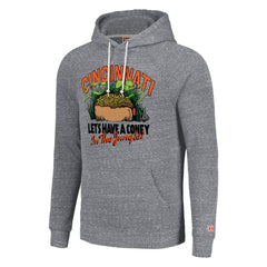 Cincinnati Bengals Homage Unisex NFL x Guy Fieri’s Flavortown Tri-Blend Pullover Hoodie - Gray - NFL