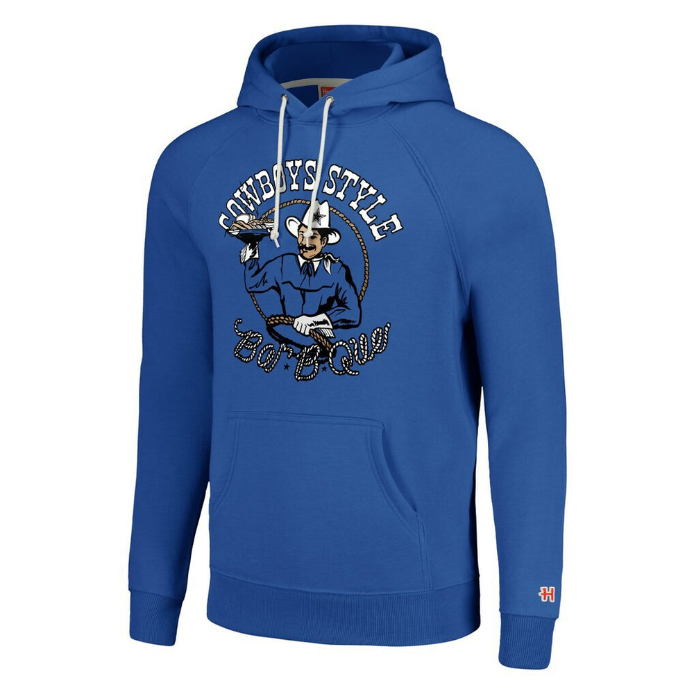 Dallas Cowboys Homage Unisex NFL x Guy Fieri’s Flavortown Tri-Blend Pullover Hoodie - Royal - NFL