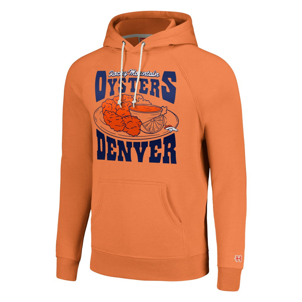 Denver Broncos Homage Unisex NFL x Guy Fieri’s Flavortown Tri-Blend Pullover Hoodie - Orange - NFL