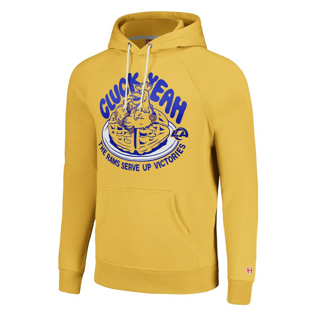 Los Angeles Rams Homage Unisex NFL x Guy Fieri’s Flavortown Tri-Blend Pullover Hoodie - Gold - NFL
