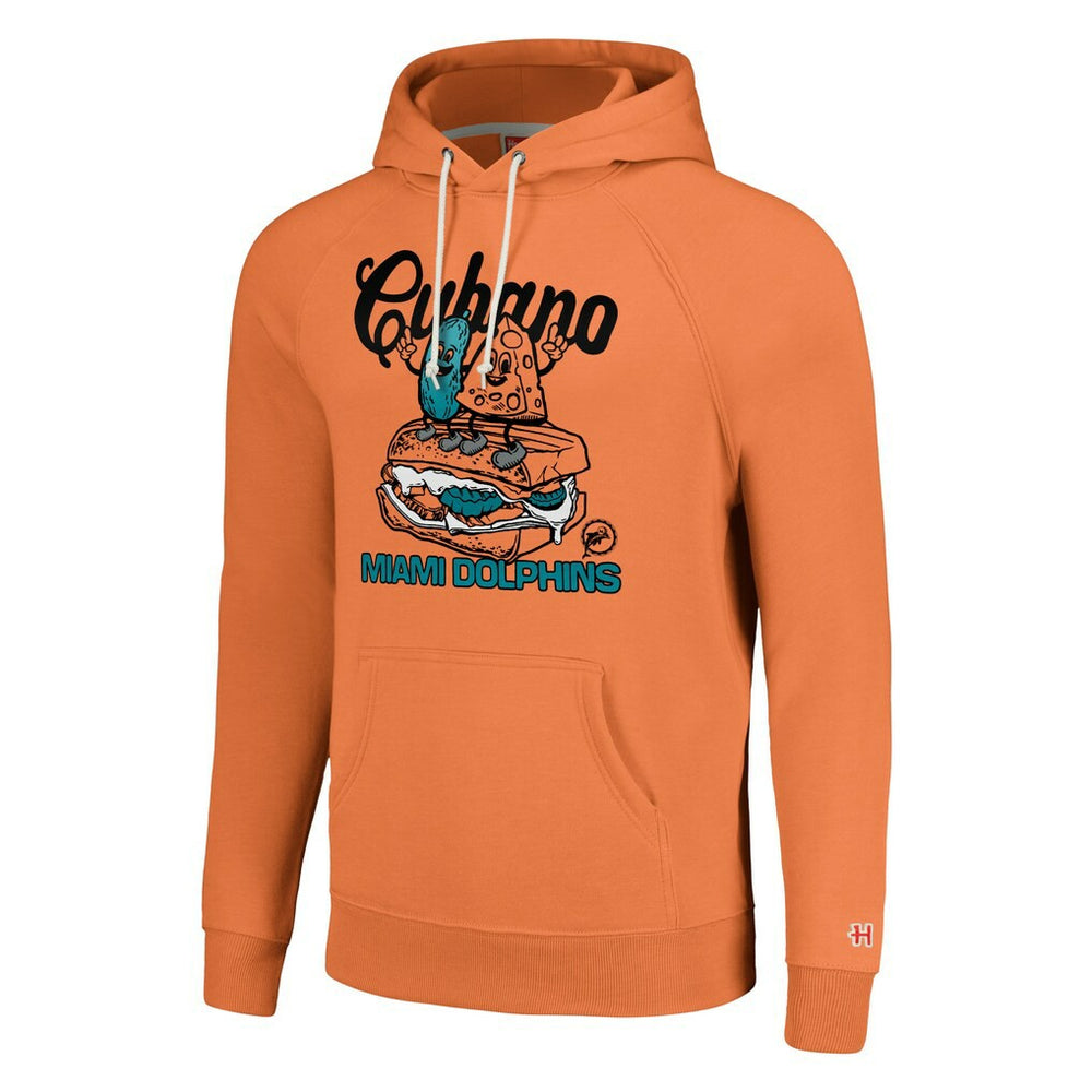 Miami Dolphins Homage Unisex NFL x Guy Fieri’s Flavortown Tri-Blend Pullover Hoodie - Gray - NFL