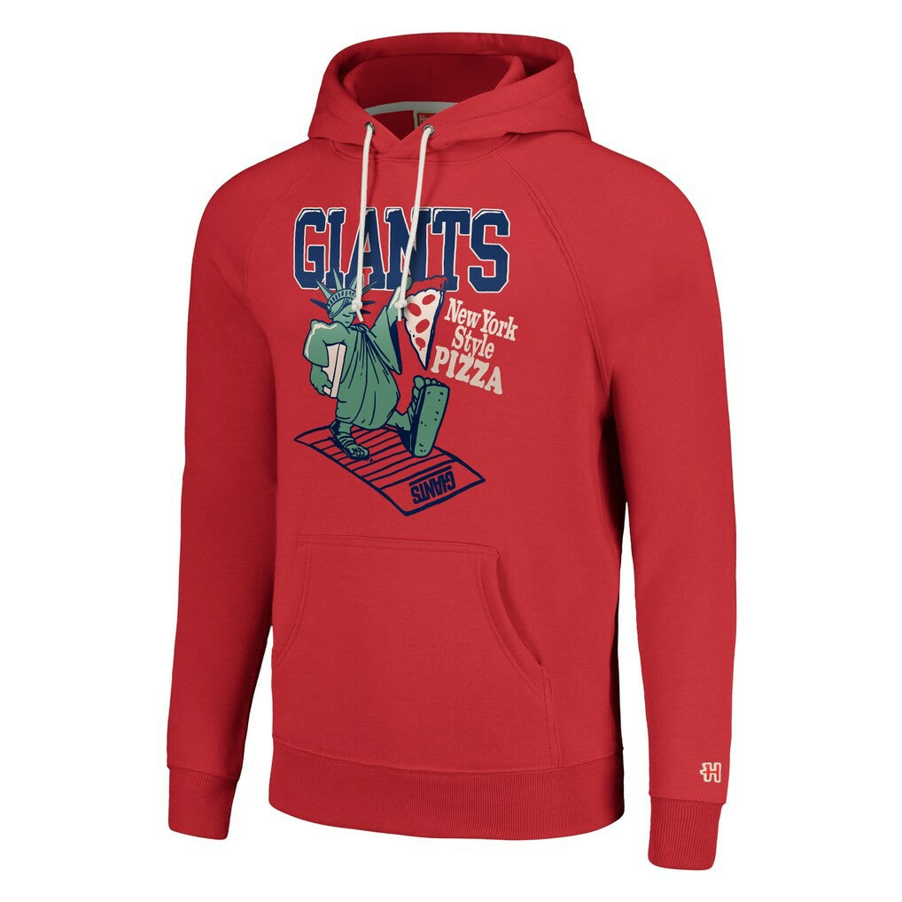 New York Giants Homage Unisex NFL x Guy Fieri’s Flavortown Tri-Blend Pullover Hoodie - Red - NFL