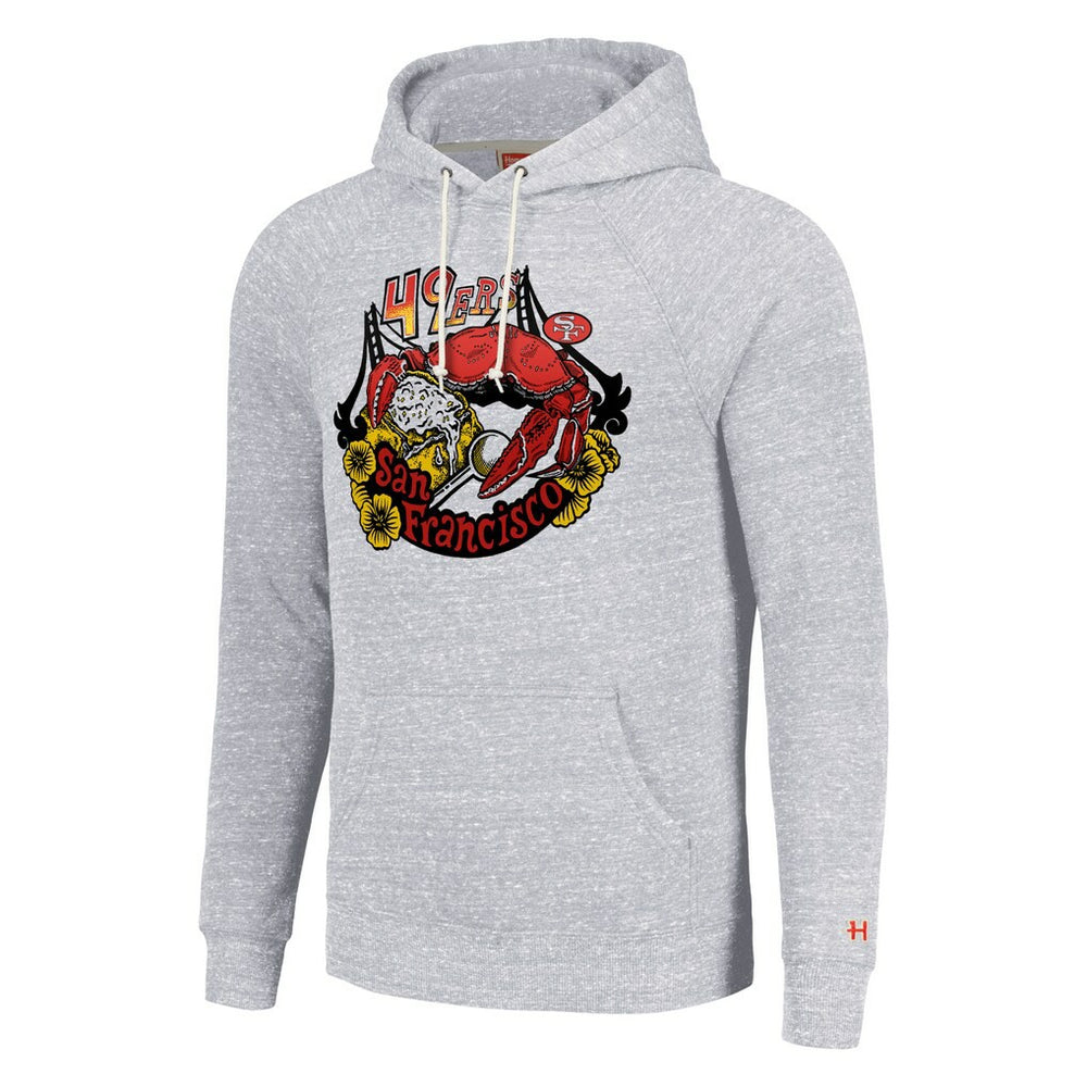 San Francisco 49ers Homage Unisex NFL x Guy Fieri’s Flavortown Tri-Blend Pullover Hoodie - Ash - NFL