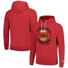 Tampa Bay Buccaneers Homage Unisex NFL x Guy Fieri’s Flavortown Tri-Blend Pullover Hoodie - Red - NFL