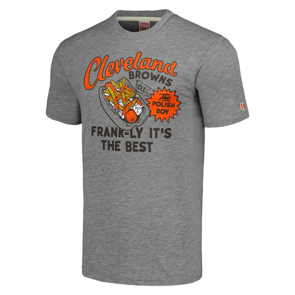 Cleveland Browns Homage Unisex NFL x Guy Fieri’s Flavortown Tri-Blend T-Shirt - Gray - NFL
