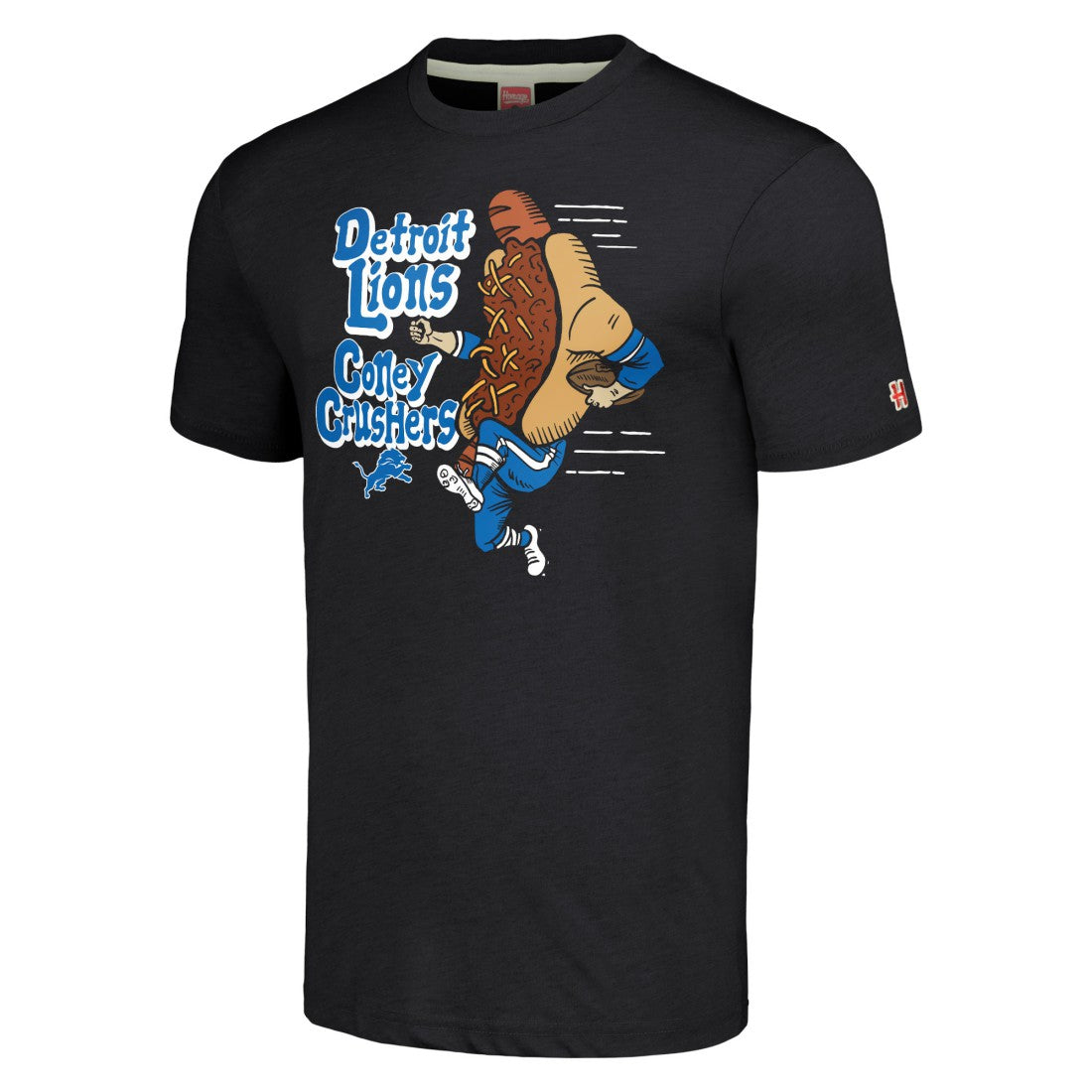 Detroit Lions Homage Unisex NFL x Guy Fieri’s Flavortown Tri-Blend T-Shirt - Charcoal - NFL