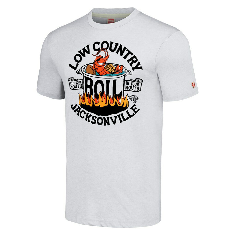 Jacksonville Jaguars Homage Unisex NFL x Guy Fieri’s Flavortown Tri-Blend T-Shirt - Ash - NFL