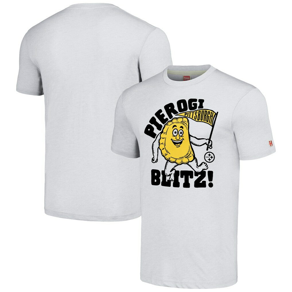Pittsburgh Steelers Homage Unisex NFL x Guy Fieri’s Flavortown Tri-Blend T-Shirt - Ash - NFL