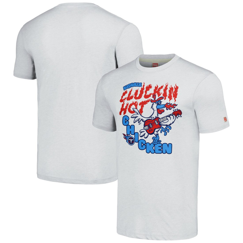 Tennessee Titans Homage Unisex NFL x Guy Fieri’s Flavortown Tri-Blend T-Shirt - Ash - NFL