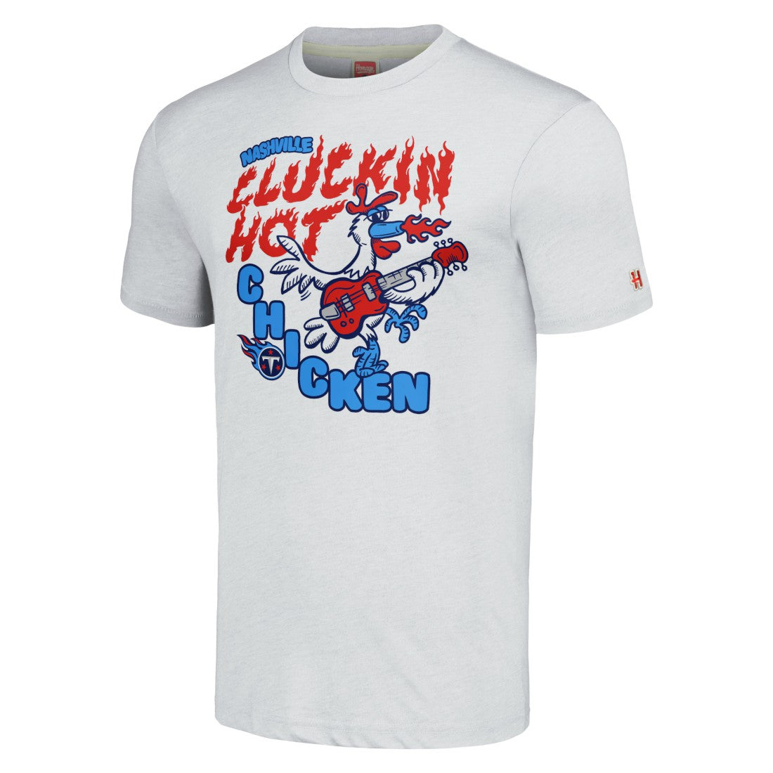 Tennessee Titans Homage Unisex NFL x Guy Fieri’s Flavortown Tri-Blend T-Shirt - Ash - NFL
