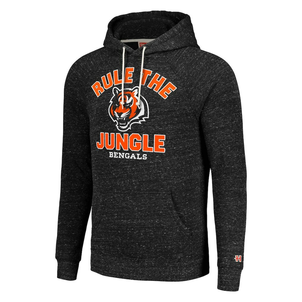 Cincinnati Bengals Homage Unisex Hyperlocal Raglan Pullover Hoodie - Charcoal - NFL