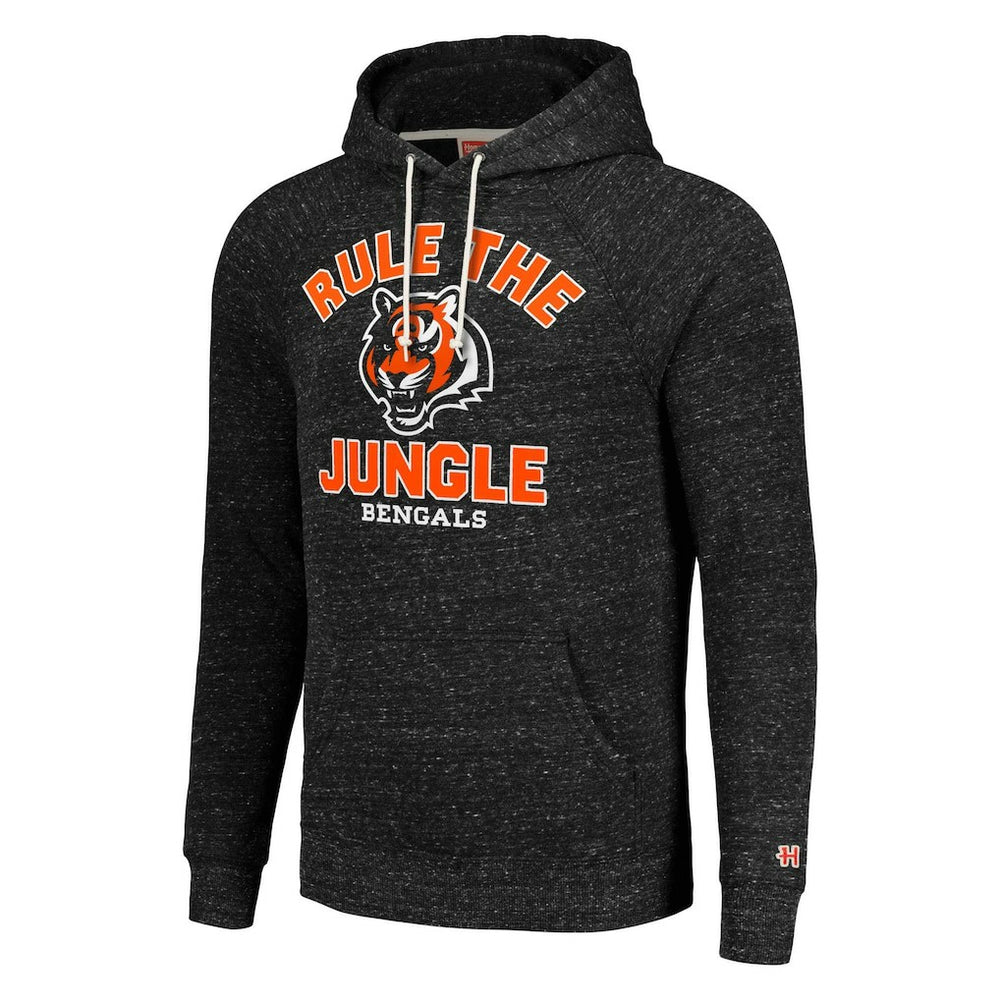 Cincinnati Bengals Homage Unisex Hyperlocal Raglan Pullover Hoodie - Charcoal - NFL