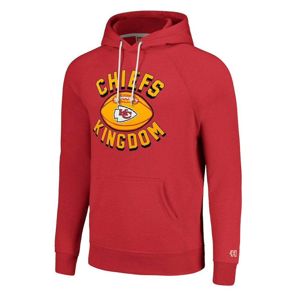 Kansas City Chiefs Homage Unisex Hyperlocal Raglan Pullover Hoodie - Red - NFL