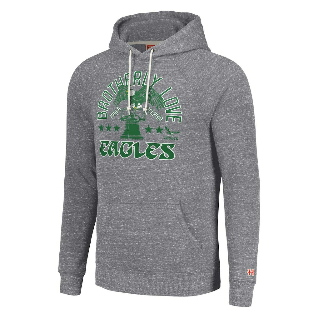 Philadelphia Eagles Homage Unisex Hyperlocal Raglan Pullover Hoodie - Gray - NFL