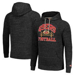 San Francisco 49ers Homage Unisex Hyperlocal Raglan Pullover Hoodie - Charcoal - NFL
