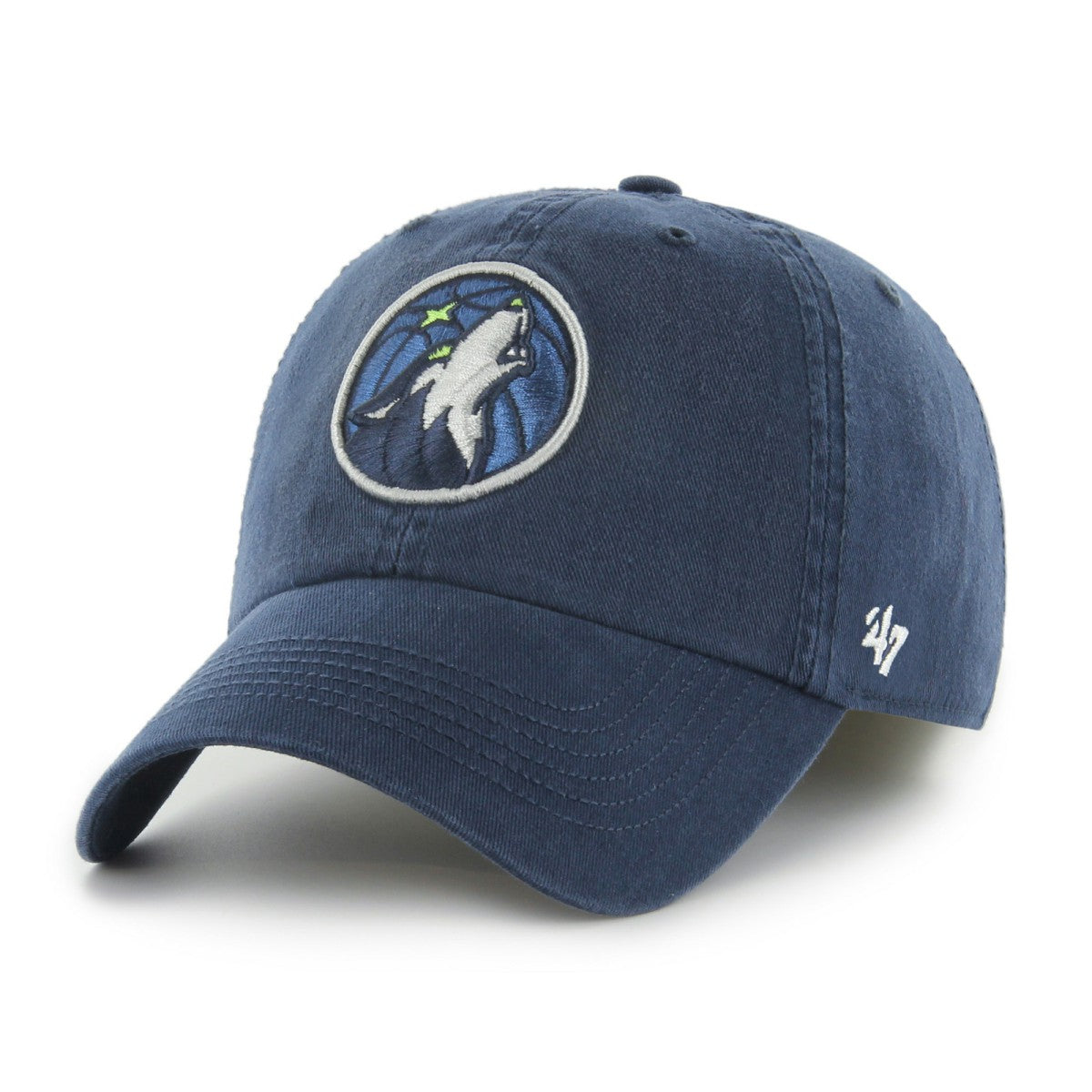 47 brand Minnesota Timberwolves '47 Classic Franchise Fitted Hat Navy