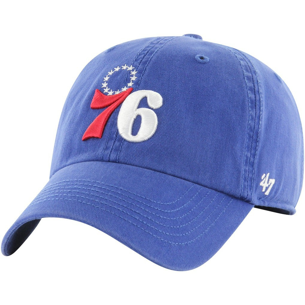 47 brand Philadelphia 76ers '47 Alternate Logo Classic Franchise Fitted Hat Royal