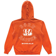 Cincinnati Bengals Born x Raised Unisex Pullover Hoodie - Orange - NFL