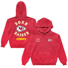 Kansas City Chiefs Born x Raised Unisex Pullover Hoodie - Red - NFL