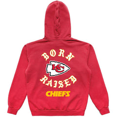 Kansas City Chiefs Born x Raised Unisex Pullover Hoodie - Red - NFL