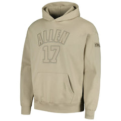 Josh Allen Buffalo Bills Pro Standard Player Name & Number Pullover Hoodie - Tan - NFL