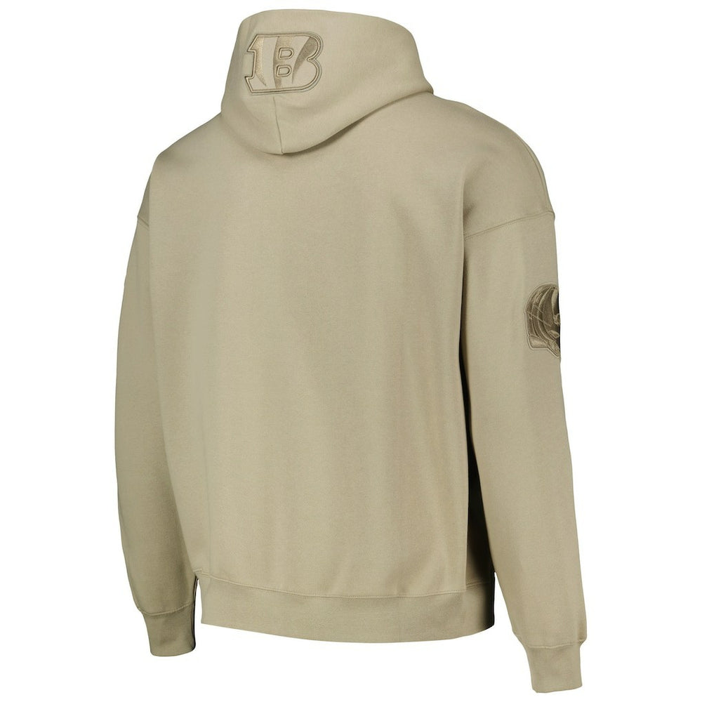 Joe Burrow Cincinnati Bengals Pro Standard Player Name & Number Pullover Hoodie - Tan - NFL