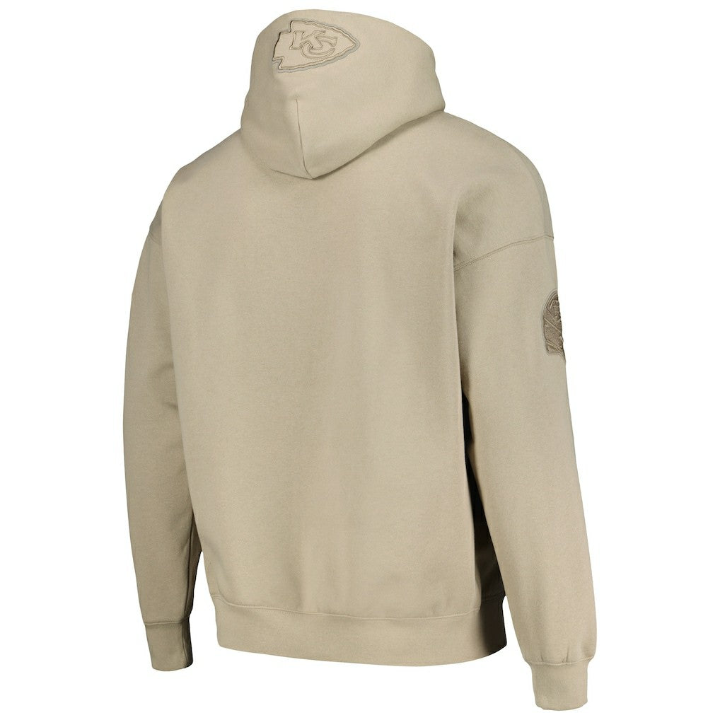 Kansas City Chiefs Pro Standard Player Name & Number Pullover Hoodie - Tan - NFL