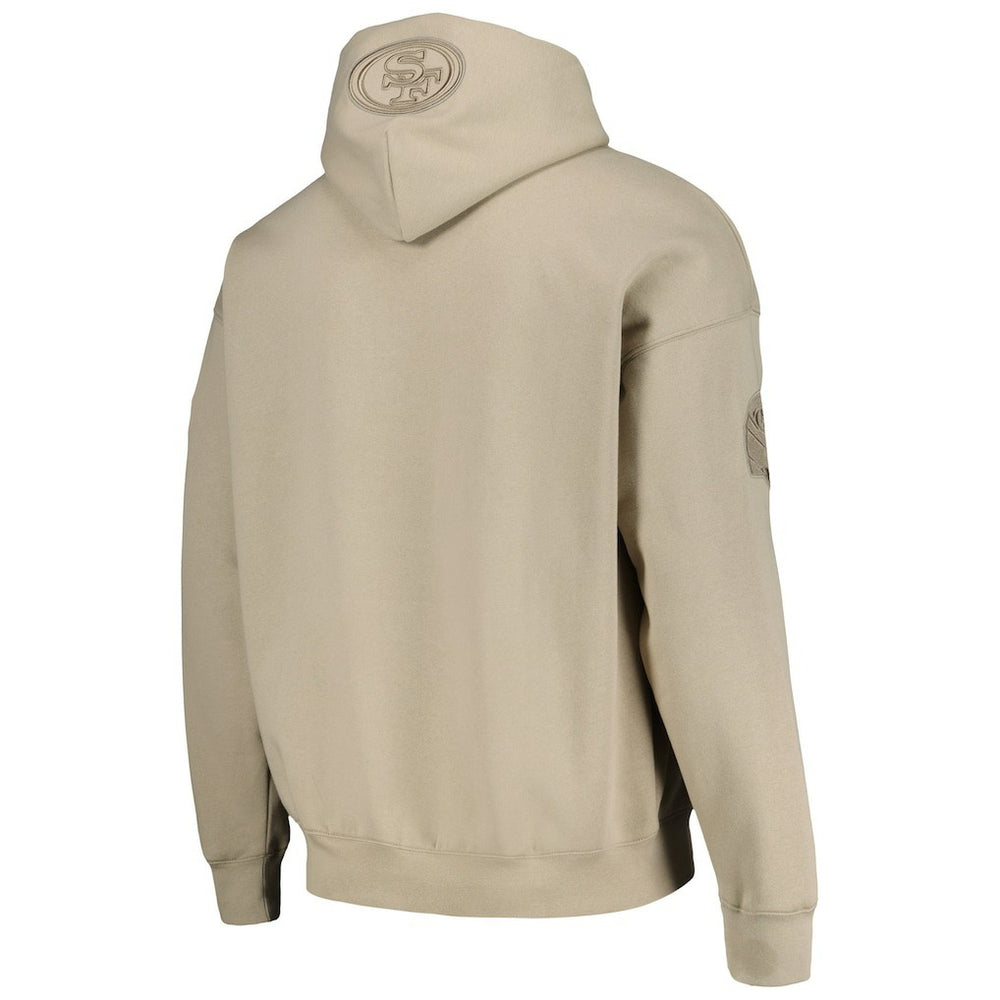 Christian McCaffrey San Francisco 49ers Pro Standard Player Name & Number Pullover Hoodie - Tan - NFL