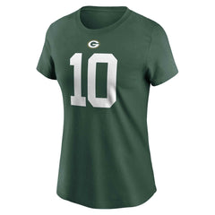 Jordan Love Green Bay Packers Women's Player Name & Number T-Shirt - Green - Nike